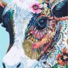 Abstract Cow Paint By Number