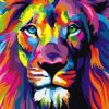 Abstract Lion Paint By Number