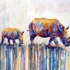Abstract Rhino Paint By Number