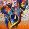 African Bull Elephant Paint By Numbers