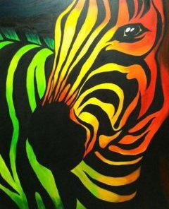 African Zebra Paint By Number
