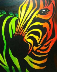 African Zebra Paint By Number