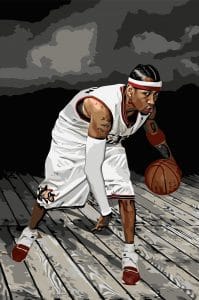 Allen Iverson Paint By Number