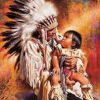 American Indians Paint By Number