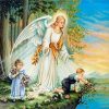Angel Guarding Children Paint By Number