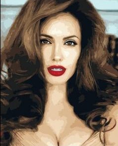 Angelina Jolie Paint By Number