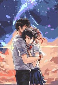Anime Couple Paint By Number