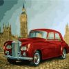 Antique Car In London Paint By Number