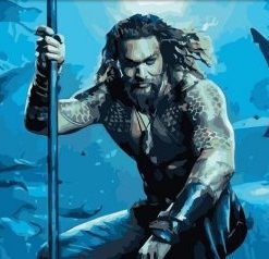 Aquaman Character Paint By Number