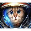 Astronaut Cat Paint By Number