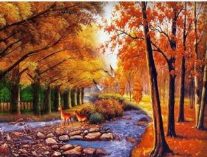 Autumn Tree Forest Paint By Number