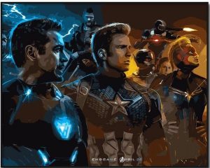 Avengers End Of Game Paint By Number
