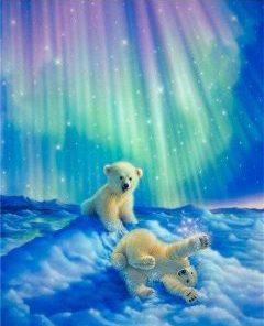 Baby Polar Bears Paint By Number