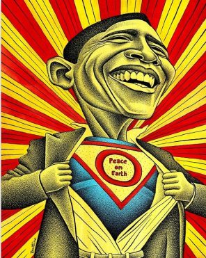 Barack Obama Hero Paint By Numbers