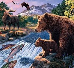 Bear Wildlife Paint By Number