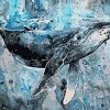 Blue Big Whale Paint By Number