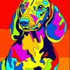 Colorful Dalmatian Dog - DIY Paint By Numbers - Numeral Paint