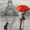 Couples In Paris paint by numbers