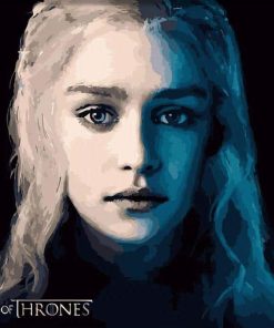 Daenerys Targaryen - DIY Paint By Numbers - Numeral Paint