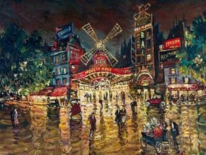 Paris At Night Paint By Number