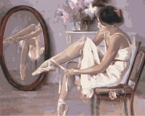 Ballet Dancer - DIY Paint By Numbers - Numeral Paint
