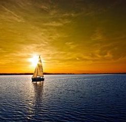 Sunset Sailing Paint By Number