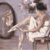 White Ballet Dancer Paint By Number