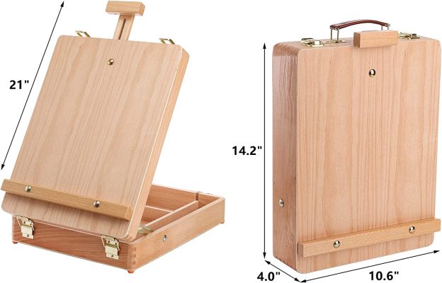 wooden easel tabletop specifications