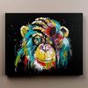 Colorful Chimp Paint By Numbers
