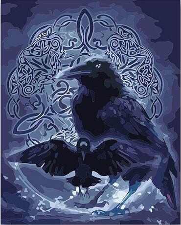 Black Crow Paint By Numbers