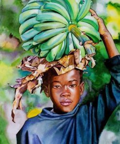 African Boy paint by numbers