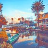 Venice Canals Los Angeles California paint by numbers