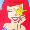 Ariel Starfish paint by numbers