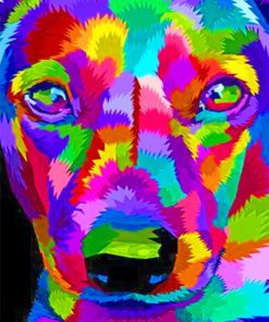 Pop Art Dog Paint by numbers