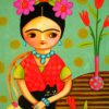 Cute Frida Kahlo Paint by numbers