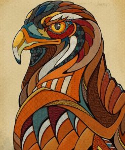 Eagle paint by numbers