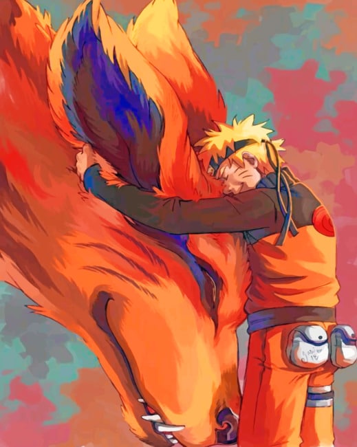 Drawings To Paint & Colour Naruto - Print Design 002