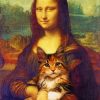 Mona Lisa And Her Cat paint by numbers