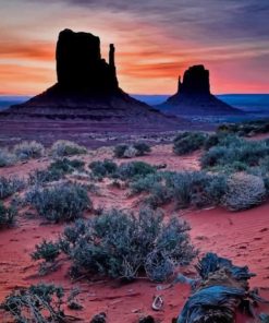 Monument Valley Desert Arizona paint by numbers