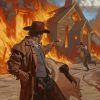Wild West Gunfight Paint by numbers