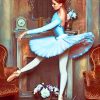 Vintage Ballerina Dancing paint by numbers