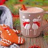 Gingerbread Cookies And Coffee Paint by numbers