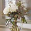 Bouquet in glass vase paint by number