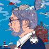 Hayao Miyazaki illustration Paint by numbers