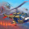 War Helicopters paint by numbers