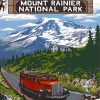 mount rainier national park paint by numbers