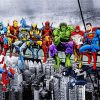 Marvel Superheroes Paint by numbers