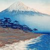 Mount Fuji Seascape paint by numbers