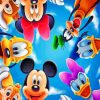 Disney Friends Paint by numbers