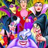Disney Villains Paint by numbers